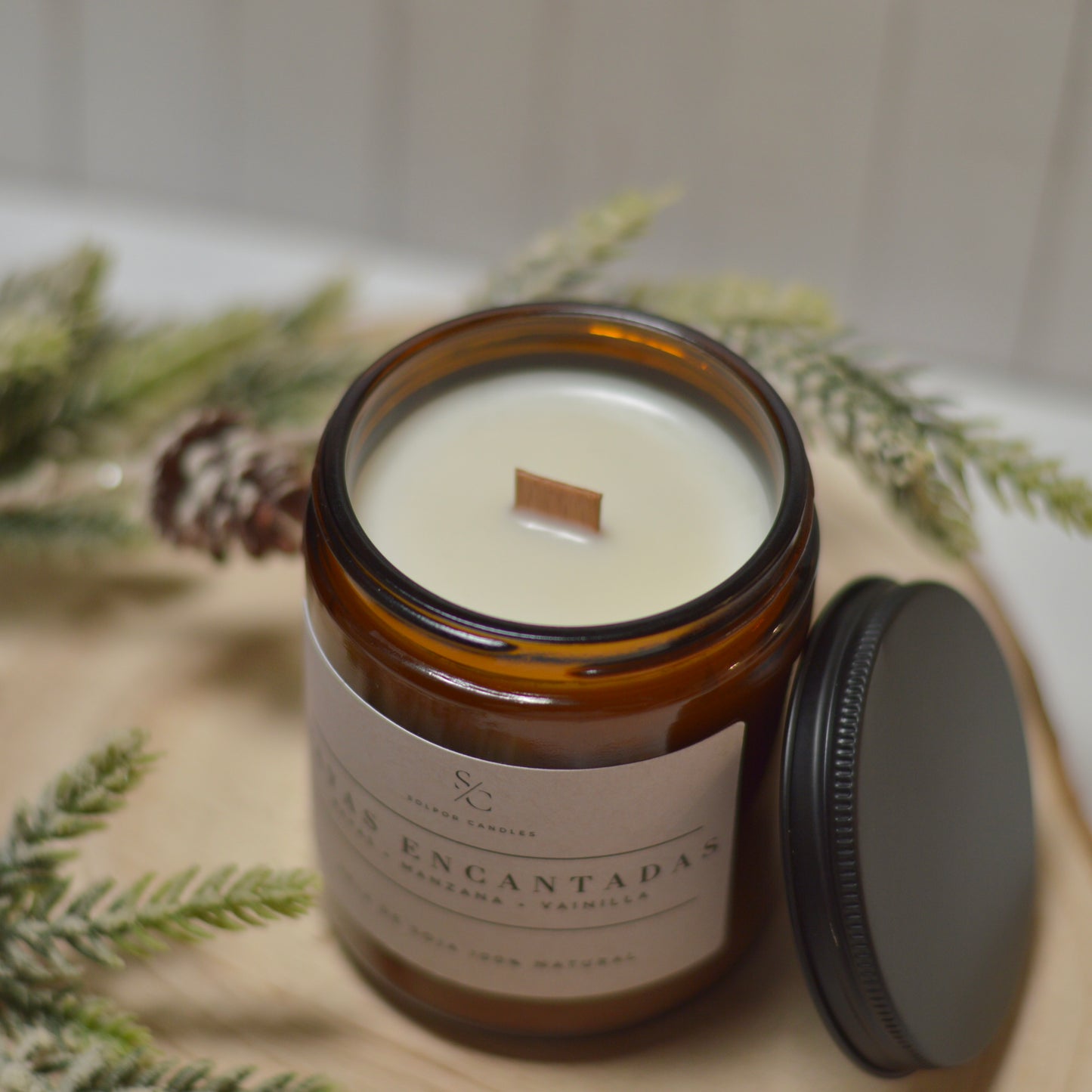Vela aromática · Esencia invernal