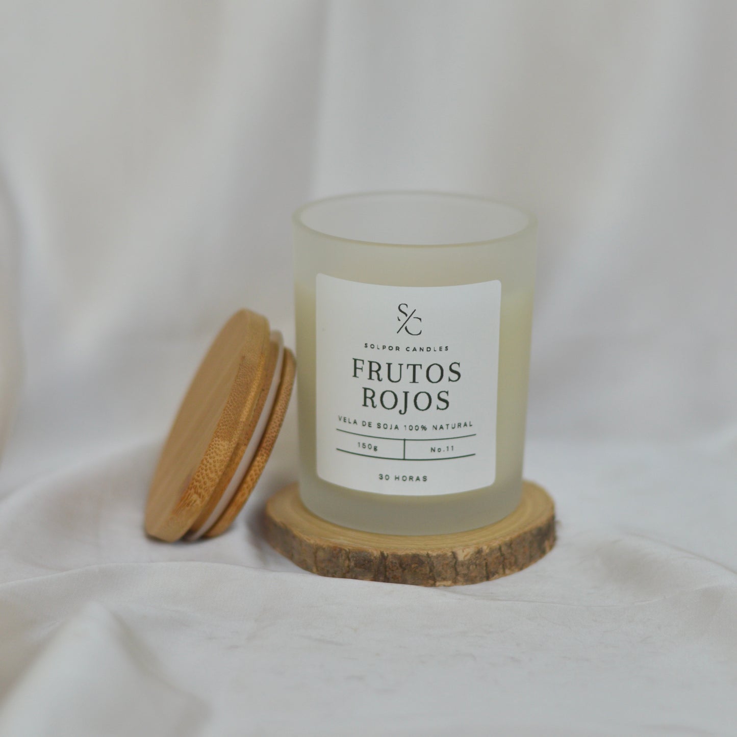 Vela aromática · Frutos rojos
