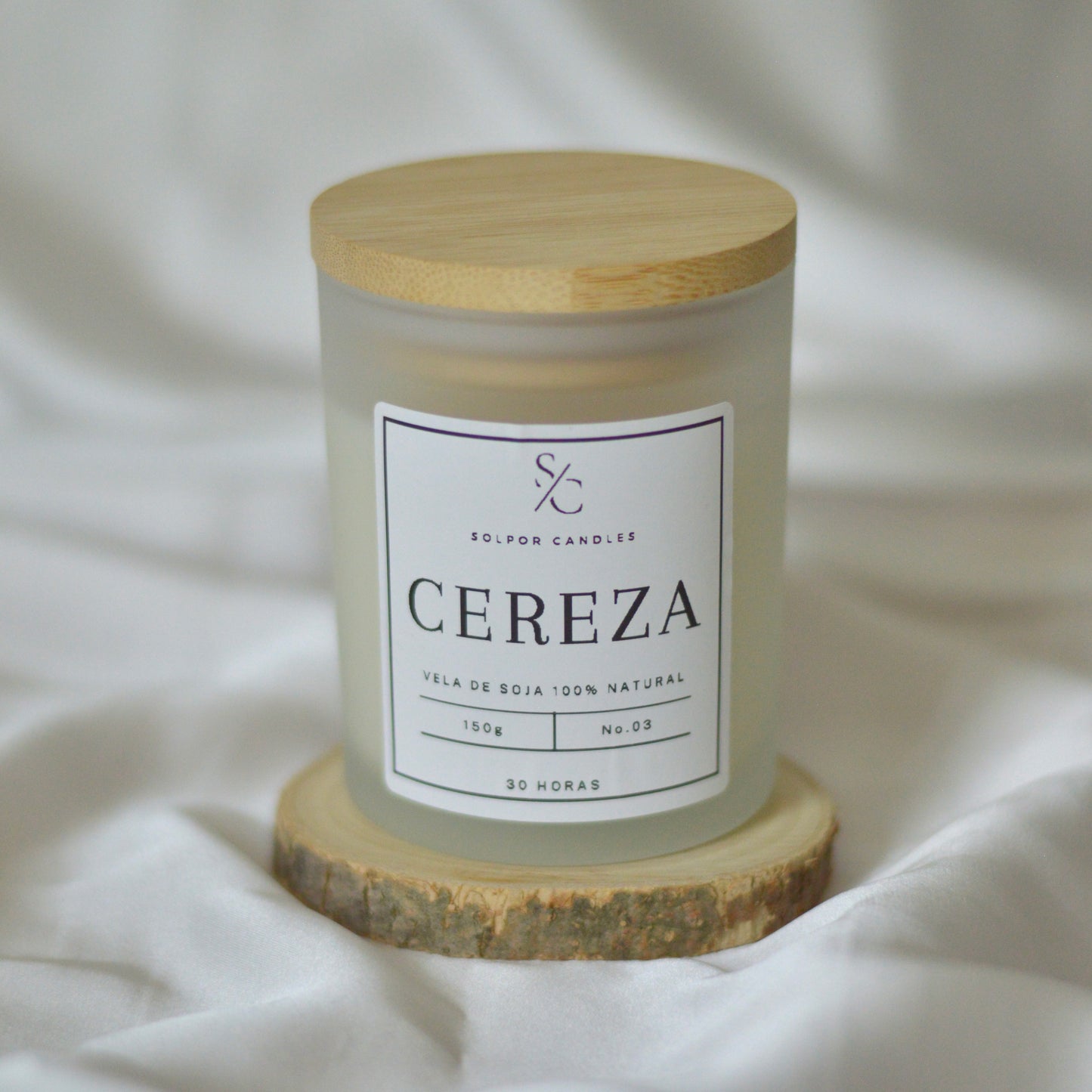 Vela aromática · Cereza