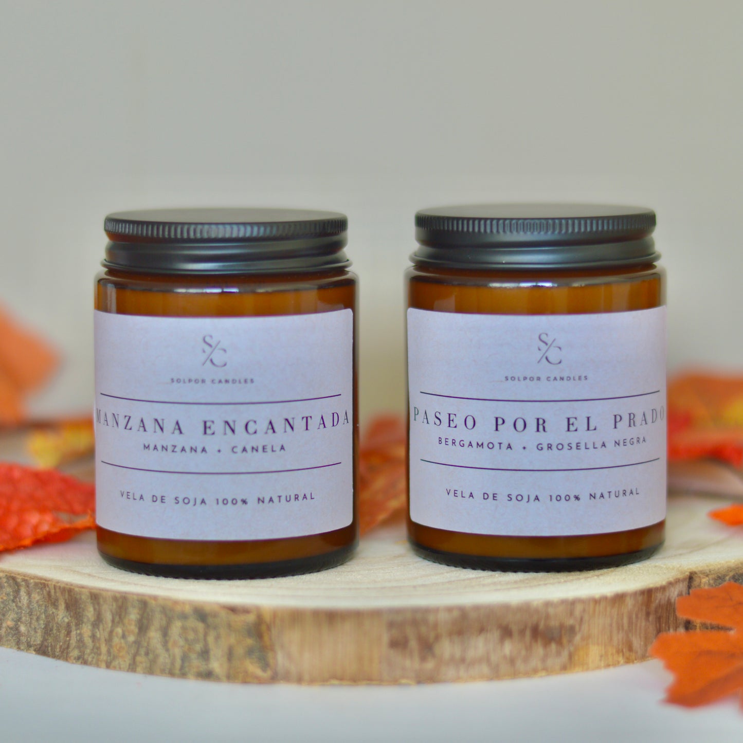 Pack velas aromáticas · Susurros de otoño