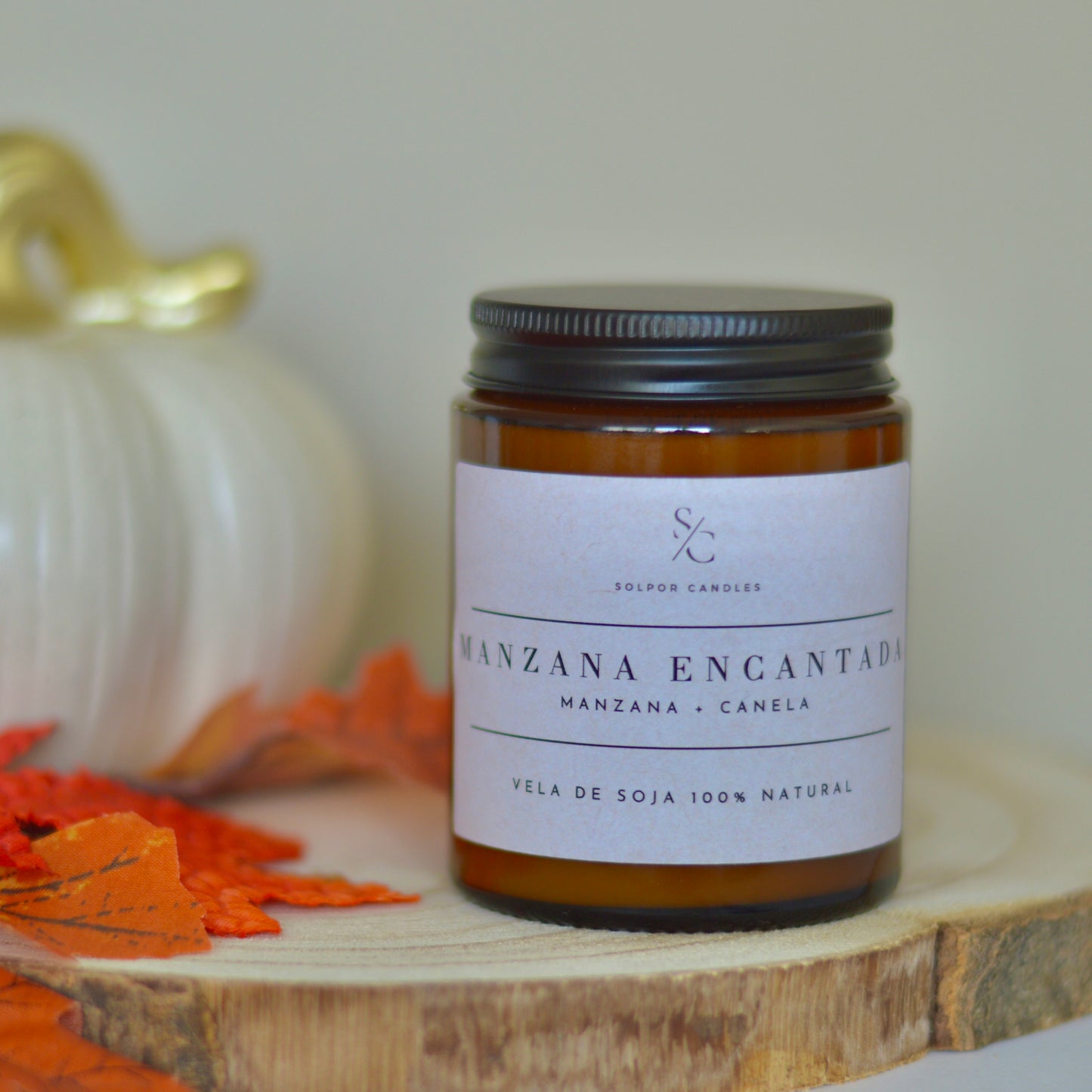 Vela aromática pequeña