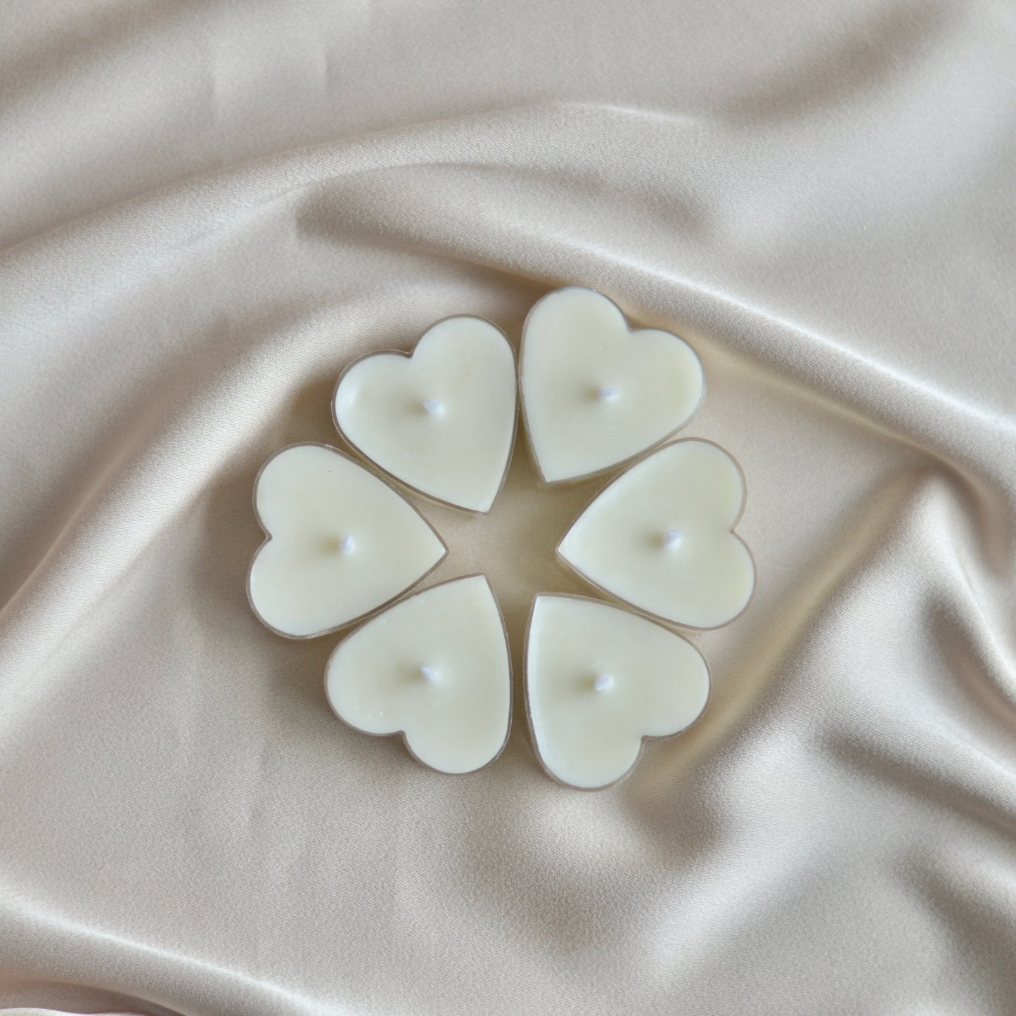 Velas de té · Corazón