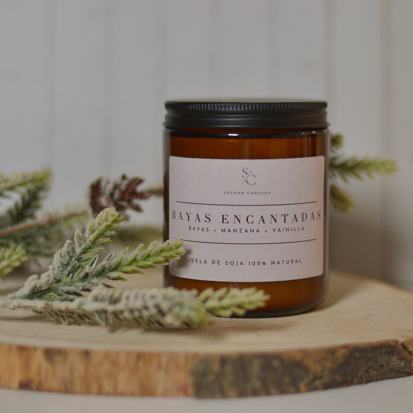 Vela aromática · Esencia invernal