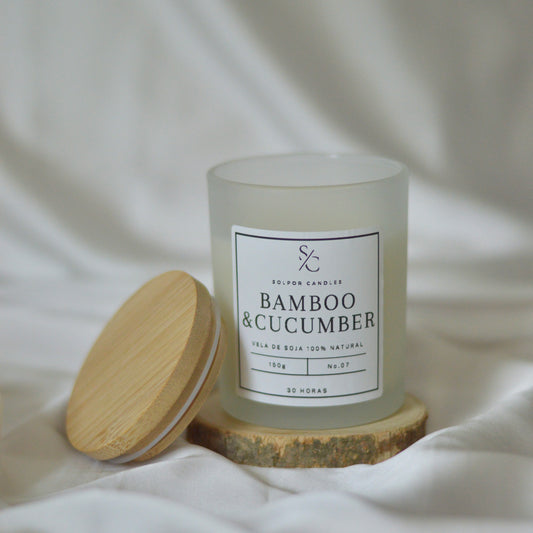 Vela aromática · Bamboo & Cucumber