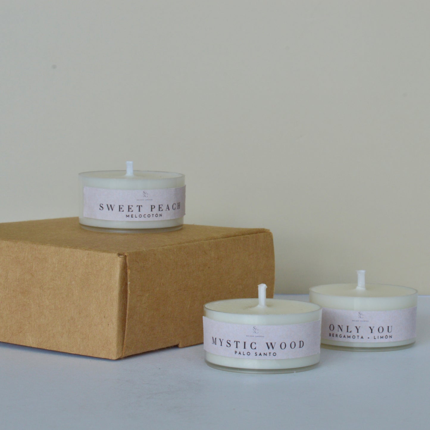 Pack 9 velas de té aromáticas