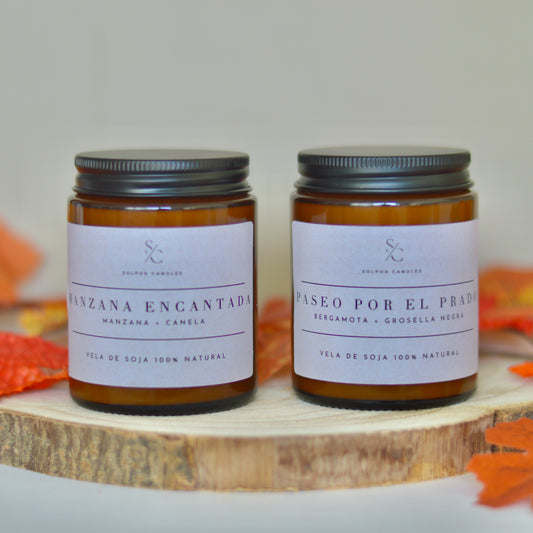 Pack velas aromáticas · Susurros de otoño