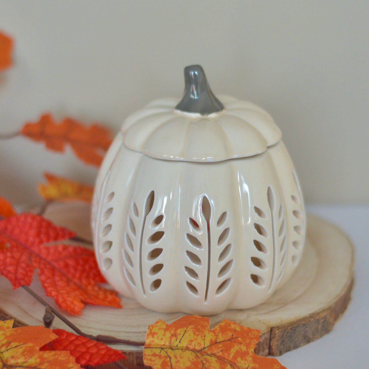 Quemador · Cozy Pumpkin White