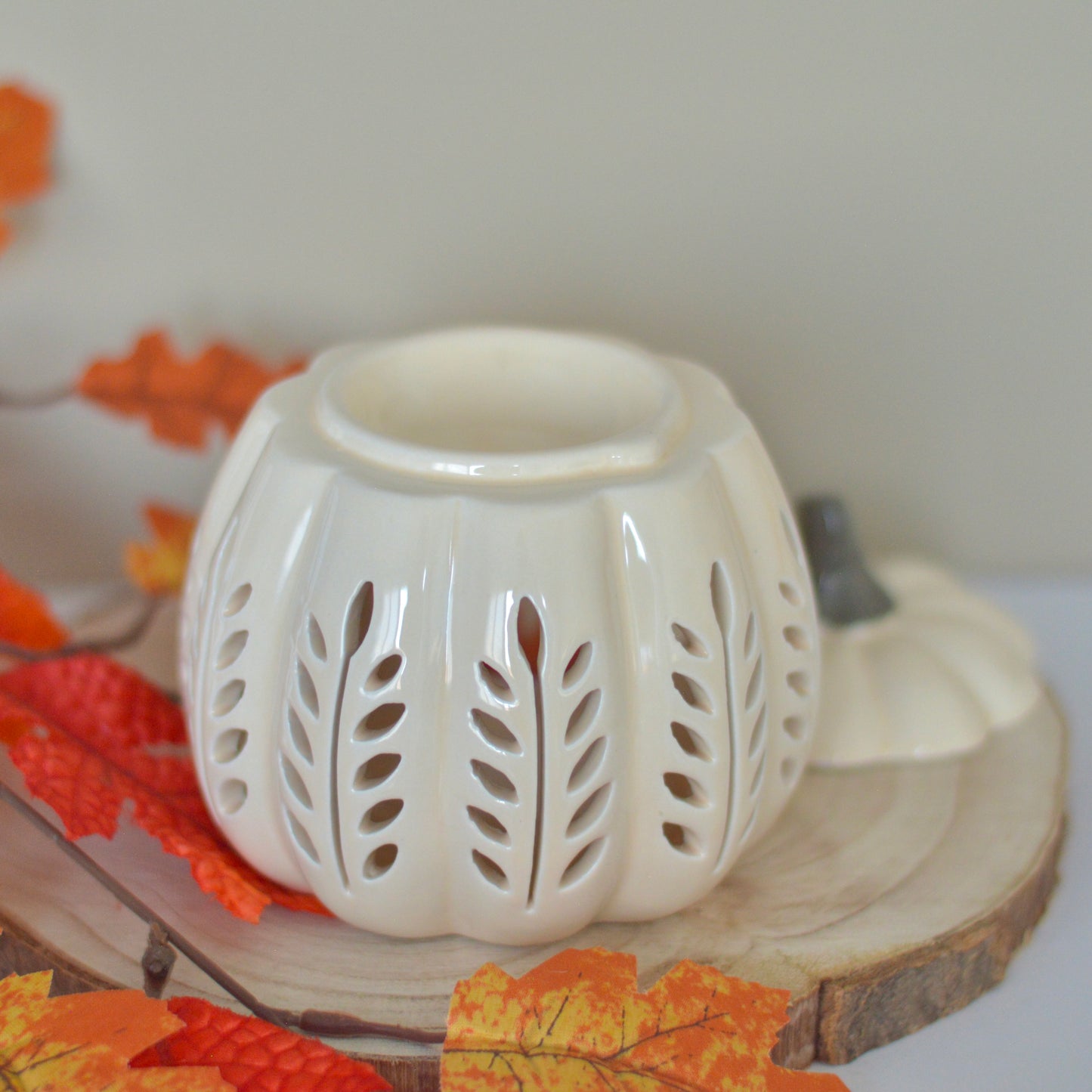 Quemador · Cozy Pumpkin White