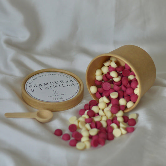 Wax melts · Frambuesa & Vainilla